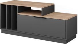 "Vicco Betti Lowboard", antracito/sonomos spalvos, 120 x 49,9 cm, su 1 durelėmis, tinka televizoriams iki 55 colių ir daugialypės terpės priedams