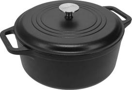 "Victoria Dutch Oven" ketaus emaliuotas indukcinis 29 cm puodas duonai kepti, 6,6 l, be PTFE ir PFOA, tinka ugniai, griliui, orkaitei, keraminei kaitlentei, kaitlentei, dujoms