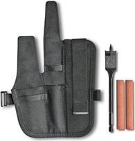 "VICTORINOX" kišeninių peilių priedų rinkinys "Venture Pro", šveicariškas, daugiafunkcinis krepšys su 2 peilių galąstuvais ir plokščiu 2 cm grąžtu, juodas
