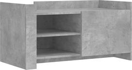 "vidaXL" kavos staliukas "Concrete Grey" 100 x 50 x 50 cm Medienos medžiaga