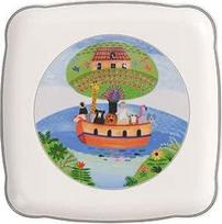 "Villeroy & Boch Charm & Breakfast Design Naif" serviravimo lėkštė, 30 cm, aukščiausios kokybės porcelianas, balta/spalvota