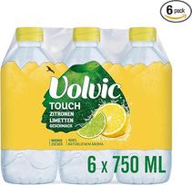 "Volvic Touch Lemon Lime Flavour" - natūralus mineralinis vanduo "Volvic" gaivusis gėrimas su citrinų ir laimų skoniu - 6 x 0,75 l