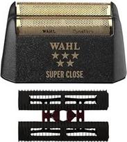 "Wahl Professional 5-Star Series Finale" folijos ir peiliukų rinkinys #7043 - hipoalerginis, skirtas itin glaudžiam skutimuisi be smūgių - juodas