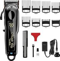 "Wahl Wireless Black Magic Clip" profesionalios kirpimo žirklės, naudojamos visų tipų plaukams, masiniam šalinimui, patobulintas variklis, sklandus kirpimas, "Crunch Blade" technologija
