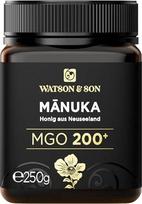 "Watson & Son" manukos medus MGO 200+ 250g aukščiausios kokybės iš Naujosios Zelandijos
