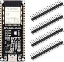 "Waveshare ESP32-S3" mikrovaldiklis be kontaktinio jungiklio, 2,4 GHz "Wi-Fi" kūrimo plokštė, 240 MHz dviejų branduolių procesorius, ESP32-S3-WROOM modulis, 32MB "Flash" ir 16MB PSRAM