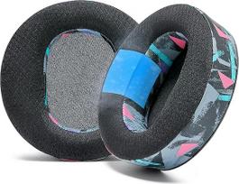 "WC Freeze Maxwell" vėsinančios gelinės ausų pagalvėlės, suderinamos su "Wicked Cushions Audeze Maxwell" ausinėmis - padidintas komfortas, patvarumas ir storis epinėms žaidimų sesijoms | 90-ieji, juoda