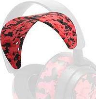 "WC HeadbandZ Arctis Nova V2" - patobulintas platus silikoninis galvos lankelis, suderinamas su "Wicked Cushions" ausinėmis "Arctis Nova" | Platesnis svorio pasiskirstymo dizainas | Raudonas kamufliažas