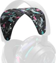"WC HeadbandZ Arctis Nova V2" - patobulintas platus silikoninis galvos lankelis, suderinamas su "Wicked Cushions" ausinėmis "Arctis Nova" | Platesnis svorio paskirstymo dizainas | 90-ųjų juoda