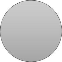 "Well Home" 55 cm skersmens apvalus veidrodis su juodu metaliniu rėmu ir 2 kabliukais
