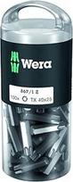 "Wera" 05072452001 "pasidaryk pats" antgaliai, skirti medsraigčiams 867/1-100 vnt., TX40x25 mm, sidabrinės spalvos, T40