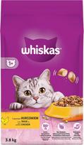 "Whiskas Adult 1+" sausas maistas su vištiena, sausas maistas suaugusioms katėms 3,8 kg