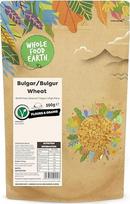 "Wholefood Earth" bulgur kviečiai, be GMO, natūralūs, veganiški, be pieno, be pridėtinio cukraus, 500 g