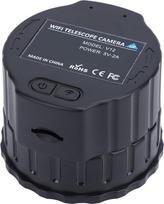 "WiFi" teleskopo okuliaro kamera, 4 MP elektroninė okuliaro kamera, 2K vaizdo įrašymas, teleskopo priedai, skirti optiniams 30 mm-50 mm teleskopams ir mikroskopams (juoda)