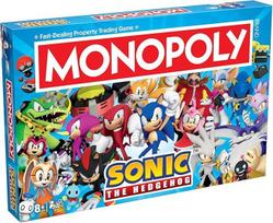"Winning Moves Sonic The Hedgehog Monopoly" stalo žaidimas 2-6 žaidėjams ir puiki dovana 8+ metų amžiaus gerbėjams
