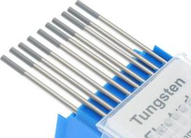 "Wolfram Elektrode WC20", 2 % cerio, Wolframelektrode zum WIG-Schweißen, Durchmesser 2,4 mm, Länge 175 mm