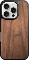 "Woodcessories" - Magnetinis korpusas su magnetu "iPhone 16 Pro Max", suderinamas su "MagSafe", korpusas su magnetu, pagamintas iš medžio, graikinis riešutas