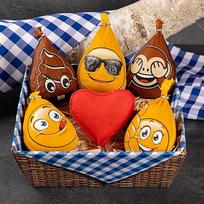 "Wurstbaron®" dovanų dėžutės "Emoji" rinkinys, dešrainių dovana su saliamiu