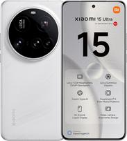 "Xiaomi 15 Ultra" išmanusis telefonas, 16 + 512GB, baltas, mobilusis telefonas be sutarties, 100 mm 200 MP "Leica" kamera, 120 Hz WQHD+ AMOLED ekranas, "Snapdragon 8 Elite", 5410 mAh, 90 W "HyperCharge", "Xiaomi Hyper AI", dvi SIM kortelės