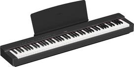 "Yamaha" P-225 juodas skaitmeninis pianinas - lengvas ir nešiojamas skaitmeninis pianinas su kompaktiška klaviatūra "Graded Hammer" su 88 pasvertais klavišais ir 24 instrumentų garsais