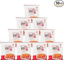 "Yopokki" ryžių pyrago maišelis "Topokki Sweet & Spicy" (Papa Vo®), 10 vnt. (10 x 140 g)