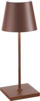 "Zafferano", "Poldina Pro Mini Lamp", belaidė, įkraunama stalinė lempa su jutikliniu valdymu, tinka naudoti ir lauke, reguliatorius, 2200-3000 K, aukštis 30 cm, kortino spalva