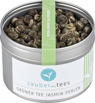 "Zauber des Tees" žaliosios arbatos jazminų karoliukai, žaliosios arbatos jazminai su kvapiaisiais jazminų žiedais, 95g