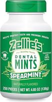 "Zellies" kvėpavimo takų saldainiai "Spearmint" be cukraus su ksilitoliu | Be GMO, mažai kalorijų, be glitimo, veganiški ir košeriniai (250 vnt., 1 pakuotė)