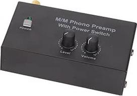 "Zunate PP500 Phono Preamp", profesionalus gramofono stiprintuvas, mažo triukšmo stereofoninis stiprintuvas, RCA įvestis, nepriklausomas valdymo mygtukas su DC 12 V