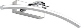 "Zwart" LED veidrodinė lempa, 10 W, 720 liumenų, neutrali šviesa, 4000 K, IP44, atspari vandeniui, nelaidi 230 V (10 W, Chroom)