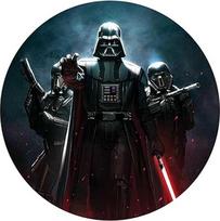 "Žvaigždžių karai" Darth Vader 2 Torto viršūnė Apvalus 20 cm fondantinis popierius Premium