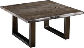 #0317 Kietas kavos staliukas Medžio kraštas Laisva forma Laisva forma 90 x 90 cm Šešamo baldų plokštės storis 3,5 cm