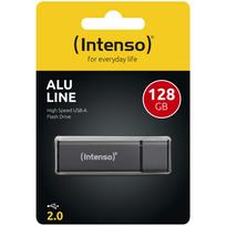 USB atmintinė Intenso Alu Line 128GB USB 2.0, antracito