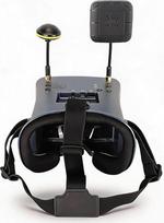 -Vaizdo akiniai „Video Glasses 5.8G“ RC lėktuvas, kvadrokopteris, dronas, akiniai su vaizdo įrašymo įrenginiu (DVR), 4,3 colių ekranas, 800×480 skiriamoji geba, 16:9 ekrano santykis, vaizdo rodymo akiniai, 3,7 V, 2000
