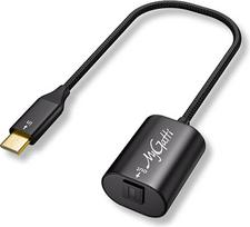 0,2 m USB-C į „Toslink“ optinis garso kabelis, 20 cm C tipo kištukas į S/PDIF skaitmeninį garso keitiklį, vienkartinis perdavimas, suderinamas tik su nešiojamaisiais kompiuteriais, stacionariais kompiuteriais ir išmaniaisiais telefonais, netinka 7.1/5.1 s