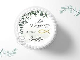 0010KF Tortas su vardo ir datos atvaizdu, 20 cm skersmens, cukraus atvaizdas, torto papuošimas, nuotrauka tortui, fondantas