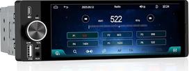 1 DIN universalus automobilių radijas, „CarPlay“, „Android Auto“, internetinė navigacija