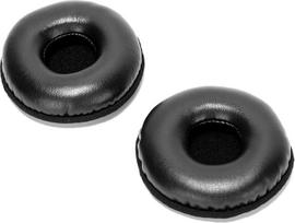 1 pora baltyminės odos kempinės juodos spalvos ausų pagalvėlių, suderinamų su "Logitech H600 H390 H609" ausinių ausų pagalvėlėmis