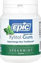 1 x "Epic Dental Spearmint Gum" kramtomosios gumos su ksilitoliu - 50 vnt.