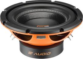 1 x "Bass Face GT Audio GT-SW8/4" žemų dažnių garsiakalbis 20 cm 200 mm 8 colių 100 W RMS 200 W max Dviguba ritė 4+4 omų DVC dviguba balso ritė bagažinės dangčiui