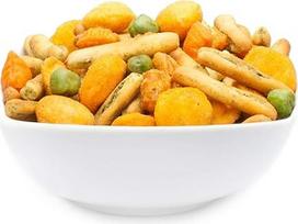 1 x 2 kg užkandžių mišinys Toskanos kokteilių mišinys Grissini Bazilikai su raudonėliais Ryžių krekeriai Be laktozės Mažai riebalų