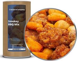 1 x 450 g Belros Smokey BBQ užkandžių mišinys su ryžių krekeriais Pikantiškas vegetariškas 15% baltymų