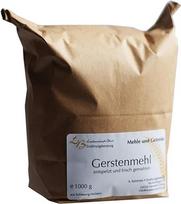 1,0 kg miežinių miltų, viso grūdo, šviežiai maltų