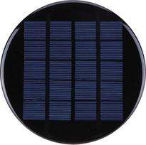 1,1 W, 5 V fotovoltinės ląstelės, mini apvalus saulės energijos epoksidinis mobiliojo telefono įkroviklis, skirtas 3,7–5 V saulės energijai / šviesai