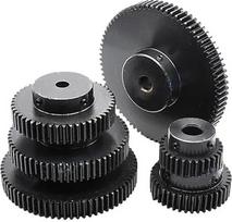 1,5 m cilindrinė pavara, 35/40/50/60/70/80 dantų, 45# plienas, cilindrinė anga 10 mm, 1 vnt. (35 dantų (žingsnis 25 mm))