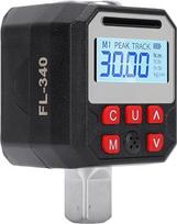 1/2 colio skaitmeninis sukimo momento matuoklis, spalvotas LCD ekranas, 17–340 Nm, ±2 % tikslumas, garso ir LED signalizacija, „Peaking Track“ nustatymas, su atmintimi 500 įrašų, skirtas