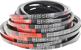 1/2/5 dalių pavaros diržas | SPZ 1850~2020LW guminis trikampis diržas 9,7 x 8 mm (SPZ 1862LW, 2 vnt. – HAILUOU)