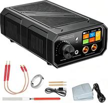 10 000 W dvigubo impulso taškinis suvirinimo aparatas, skirtas 10 000 mAh talpos baterijoms | Dvigubas režimas – automatinis ir su pėdos jungikliu, 0,1–0,3 mm baterijų taškinis suvirinimo aparatas, skirtas savarankiškai gaminti baterijų rinkinius