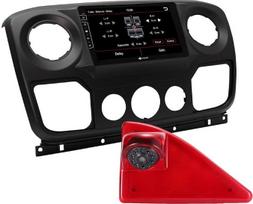 10 colių automobilinis GPS stereo radijas su navigacija, „Canbus“, „CarPlay“ ir „Android“ + HD stabdžių žibintų ir atbulinės eigos kamera, suderinamas su „Nissan NV400“ / važiuokle X62 /„Vauxhall Opel Movano B“ / „Renault Master Estate MK3“ | „Renault Mas