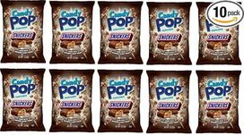 10 maišelių saldainių popkornų "Snickers" su 28 g "Snickers" gabalėliais + Space Bar Onlineshop Bormann